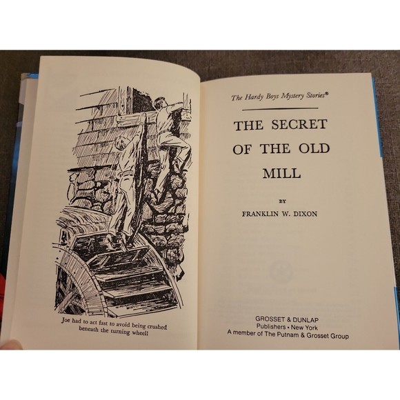 Lot of 3 Hardy Boys flashlight edition books # 2 3 4 Cliff Old Mill Chums Vtg - Picture 9 of 11